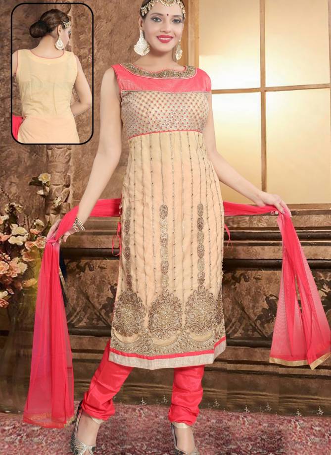N F CHURIDAR 02 Latest Fancy Designer Heavy Festive Wear Soft Net Embroidery Work Heavy Salwar Suit Collection 
